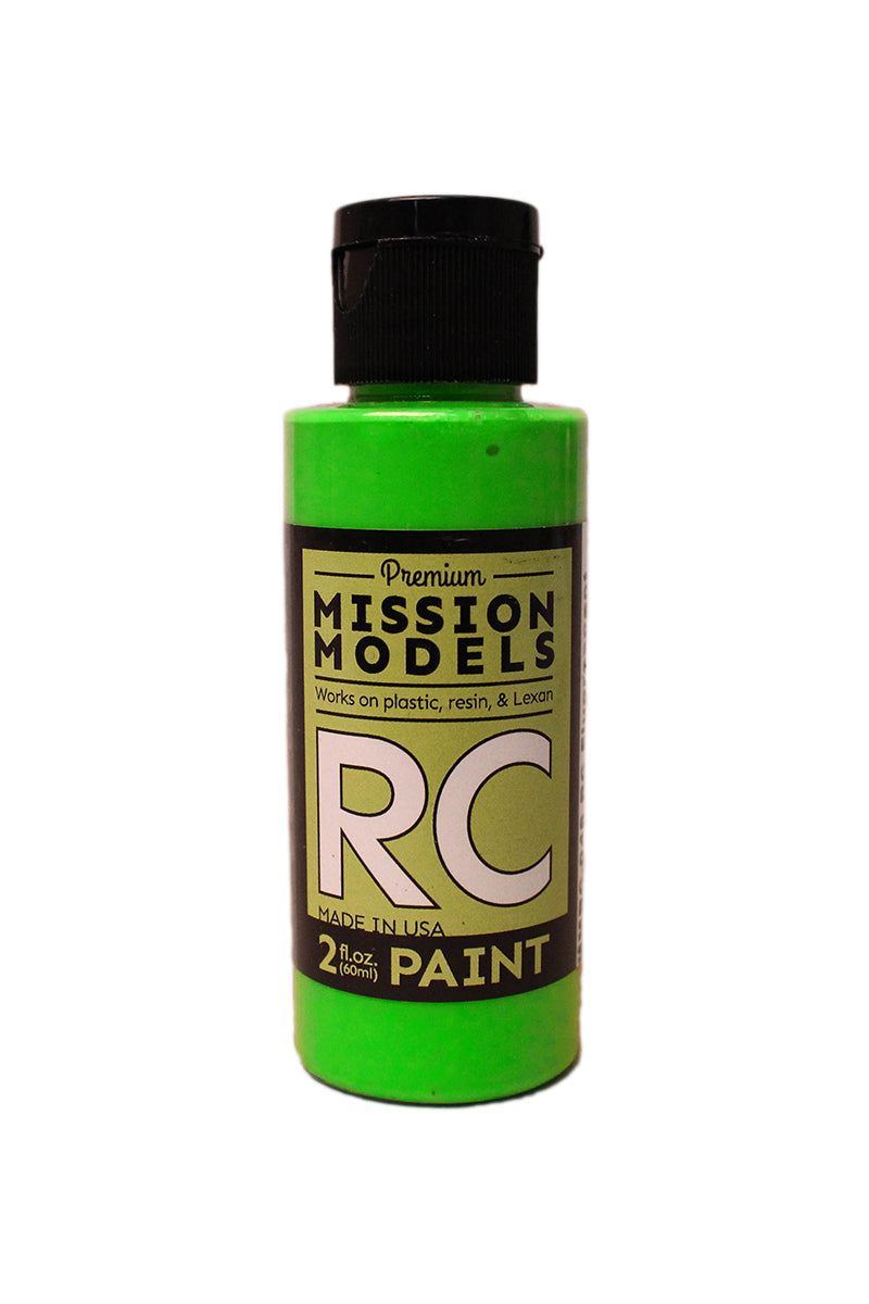 Mission Models MMRC-048 Fluorescent Racing Green RC Lexan Paint 2oz