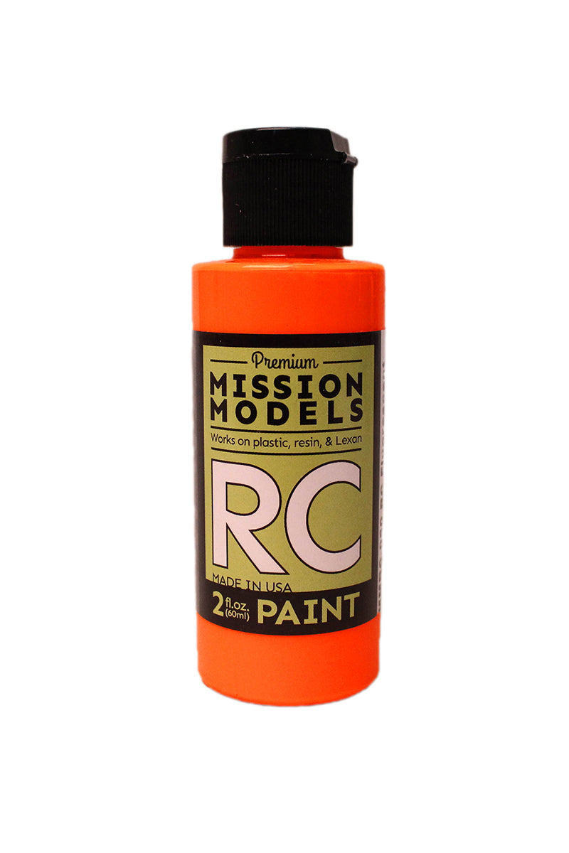 Mission Models MMRC-050 Fluorescent Racing Bright Orange RC Paint 2oz