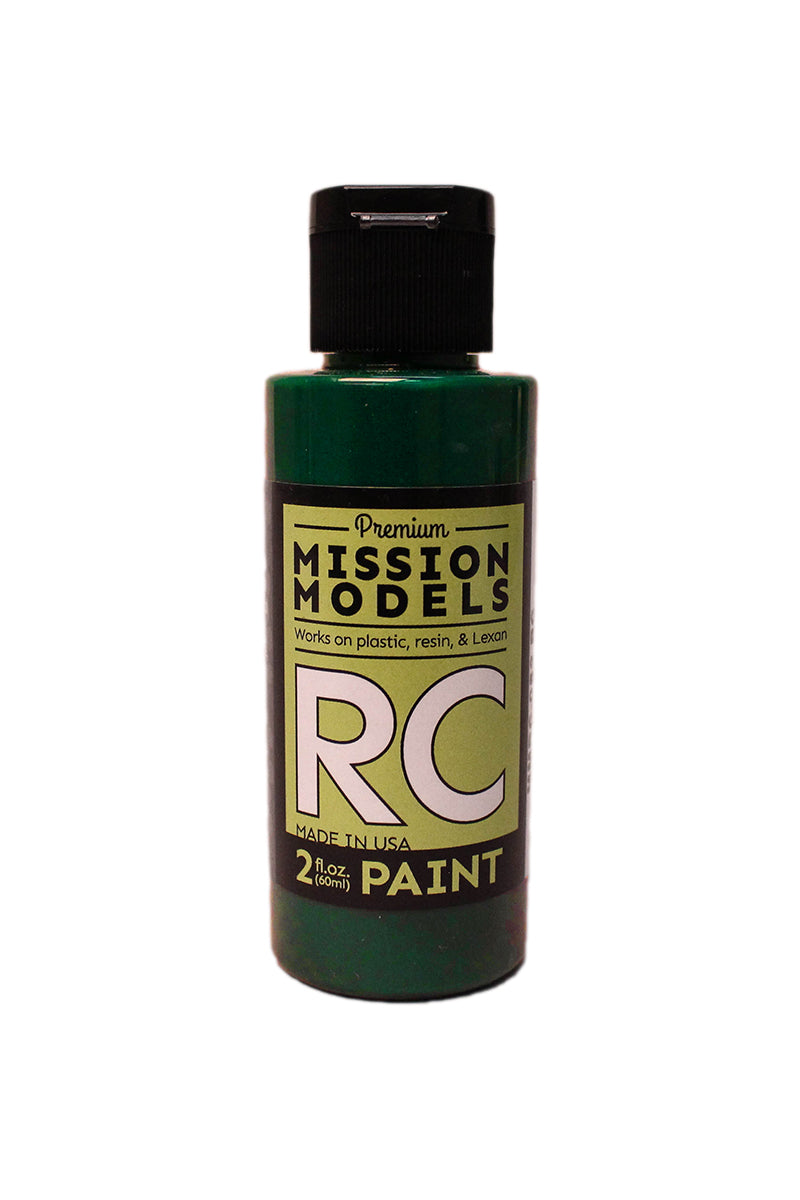 Mission Models MMRC-052 Translucent Green RC Paint 2oz Lexan Acrylic