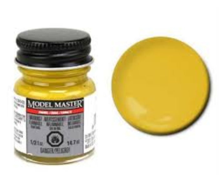 Testors Model Master 275403 Dark Yellow Enamel Paint 1/2 oz Hobby Model Paint