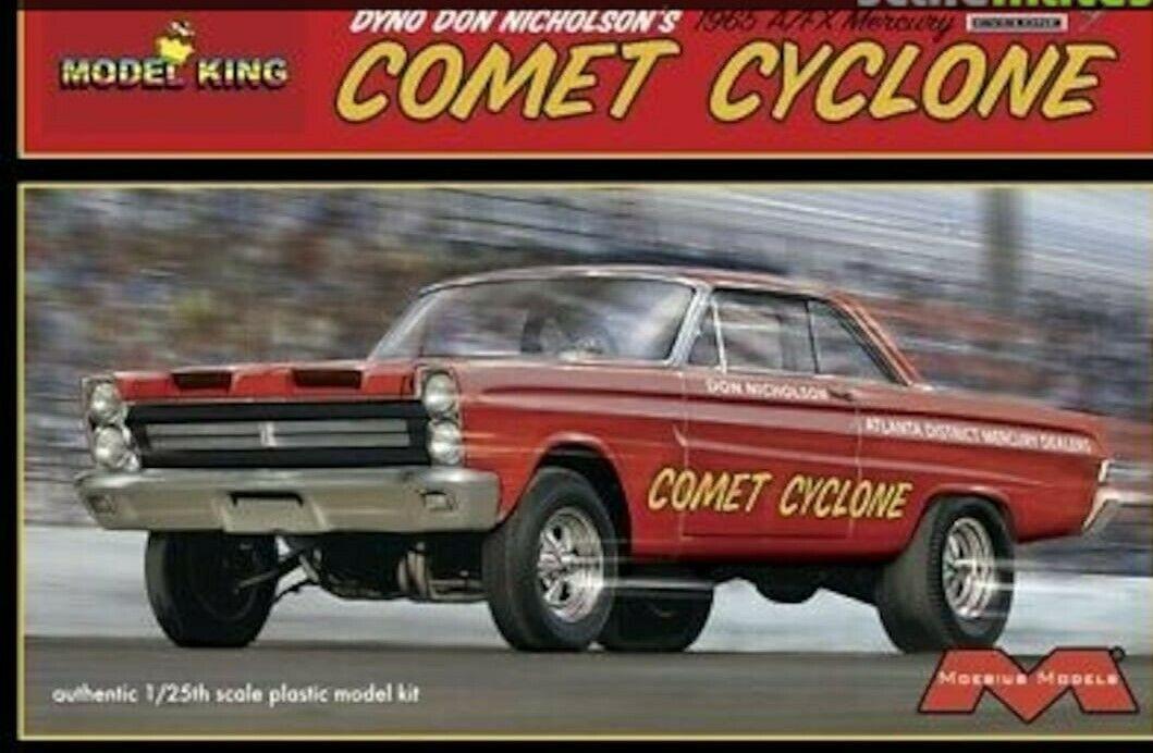 Moebius 1238 1965 Dyno Don Nicholson A/FX Mercury Comet Cyclone 1/25 Model Kit