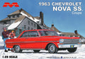 Moebius Models 2319 1963 Chevrolet Nova SS Coupe 1/25th Scale Model Kit