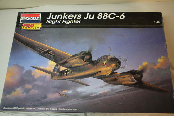 Monogram Pro Modeler 85-5970 Junkers Ju 88C-6 Night Fighter 1:48 Scale Model Kit