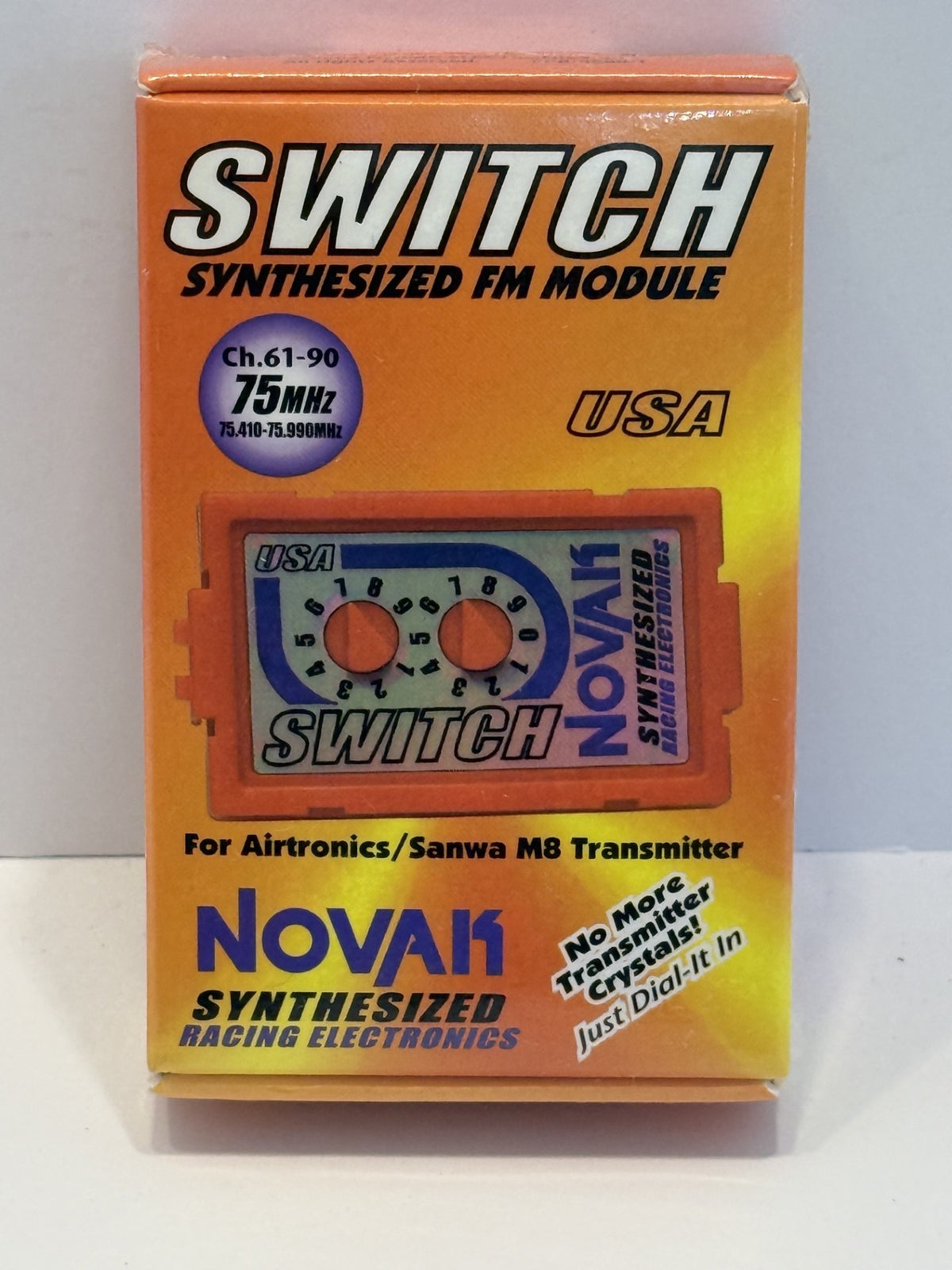 Novak 2680 Switch Synthesized 75MHz M8 Module Airtronics Sanwa Radio TX