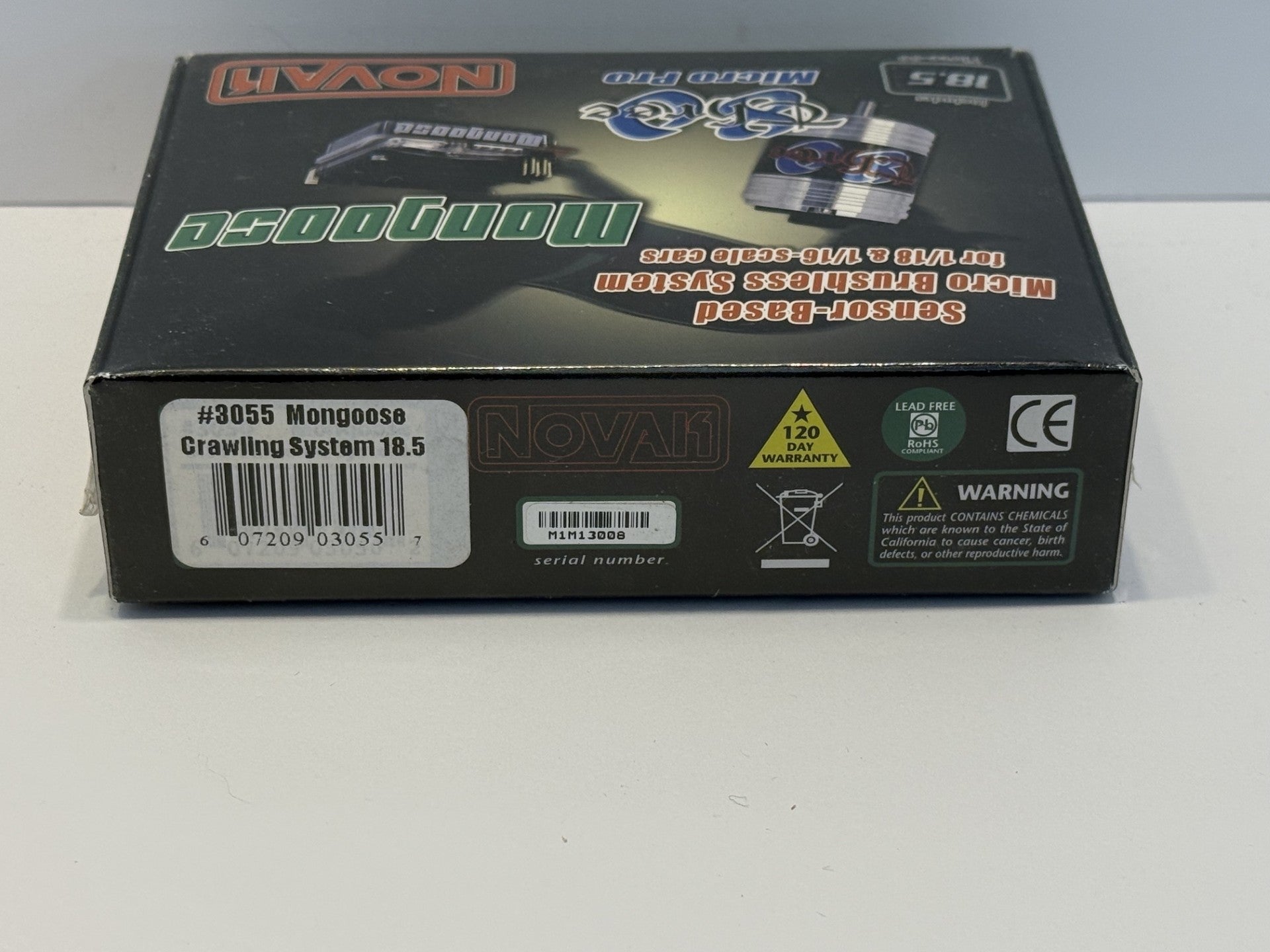 Novak 3055 Mongoose Micro Crawler Brushless ESC Motor System 18.5T NEW