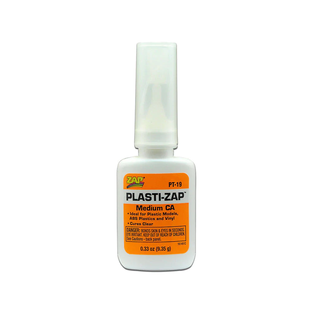 Pacer PT19 Plasti Zap CA++ Glue, 1/3 oz