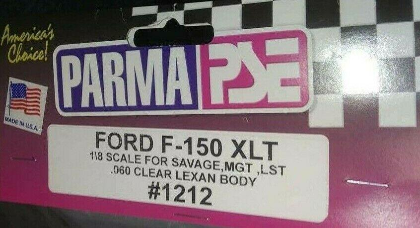 Parma 1212 1/8 Ford F-150 XLT Clear .060 RC Truck Body Vintage