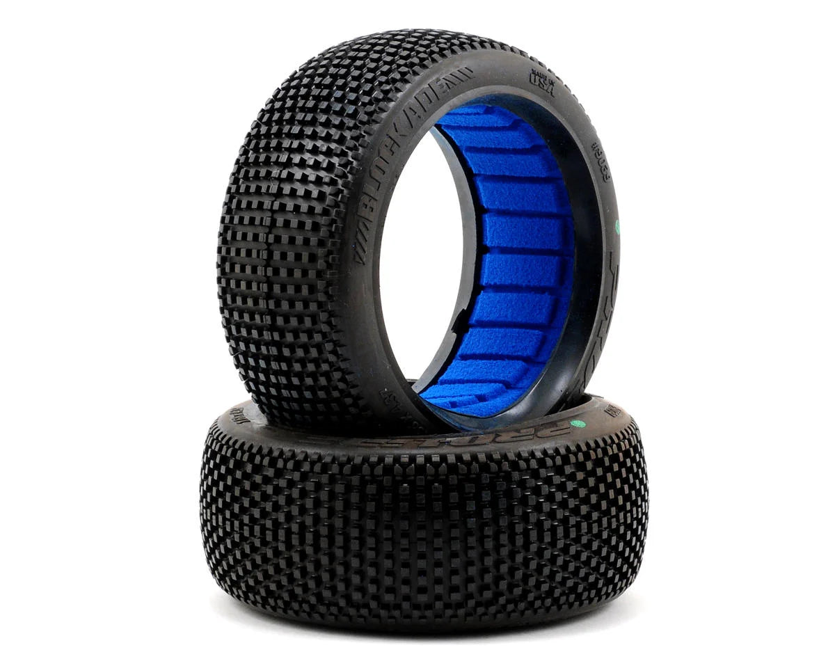 Pro-Line 9039-202 Blockade S2 Medium 1/8 Buggy Tires Front Rear (2)