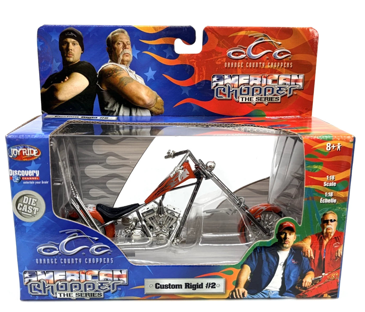 ERTL JoyRide American Chopper Custom Rigid #1 1:18 Diecast Motorcycle OCC