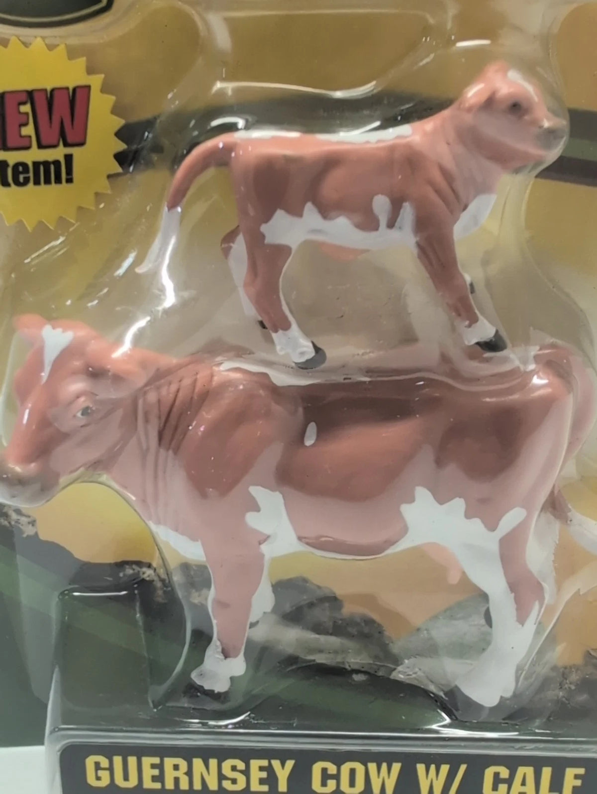 ERTL John Deere 37383 Jersey Cow with Calf Farm Animal Figures NEW Sealed