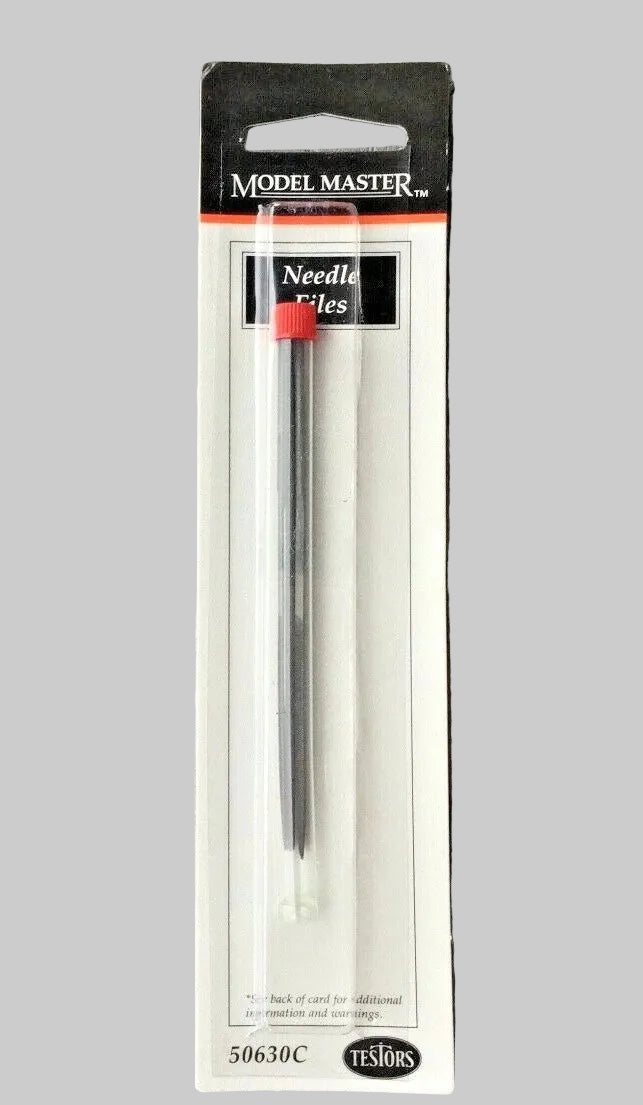 Testors Model Master 50630C Needle File Set 3 Piece Hobby Model Tools