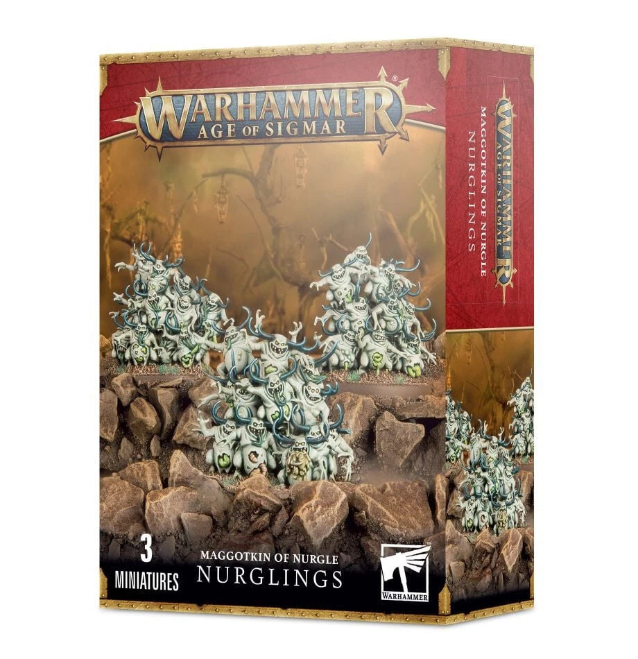 Warhammer 97-18 Maggotkin of Nurgle Nurglings Age of Sigmar New Sealed