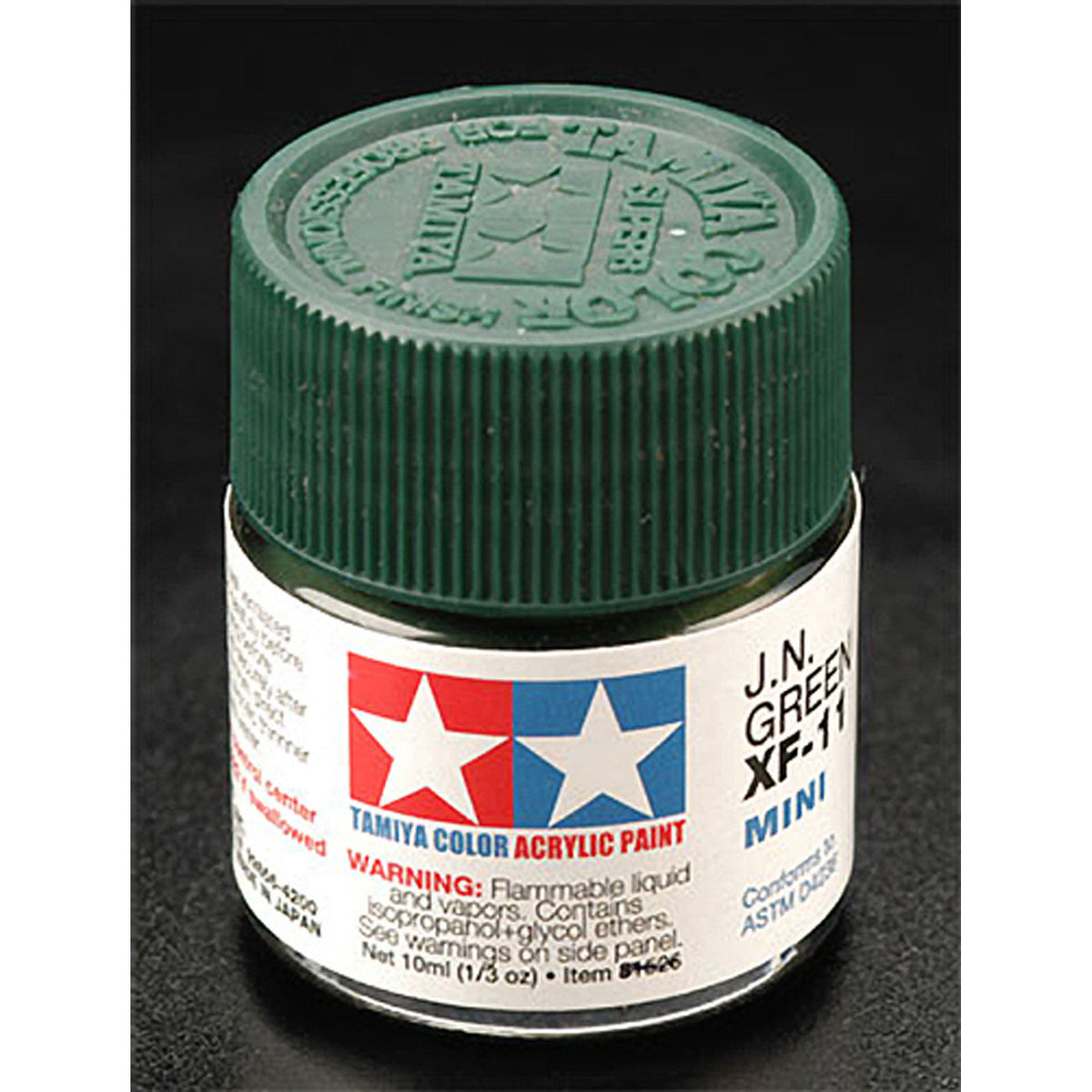 Tamiya 81711 Acrylic Mini XF-11 J.N. Green Paint