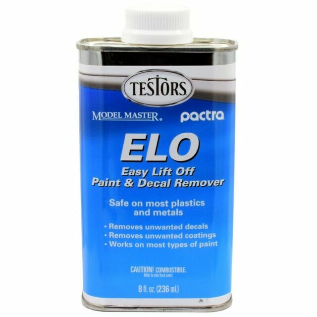 Testors F542143-FINAL 8 OZ Easy Lift-Off (ELO) Paint & Decal Remover