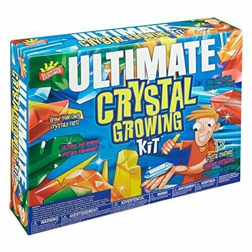 Scientific Explorer Ultimate Crystal Growing Kit 13 Experiments Ages 12+ STEM