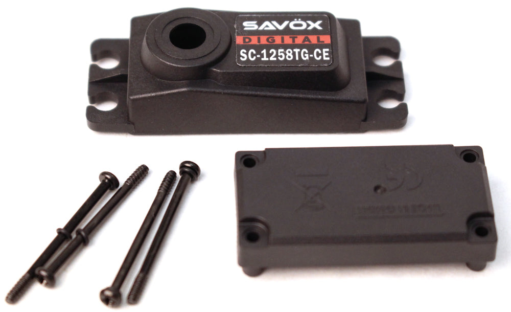 Savox CASE-SC1258TG-CE Servo Case Set w/4 Screws SC1258TG-CE Cavalieri
