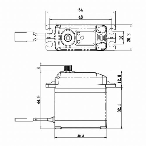 Savox SA1230SGP Coreless Digital Servo Soft Start Steel Gear 500oz @ 6V