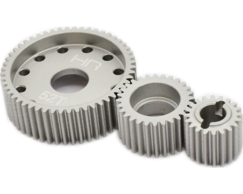 Hot Racing SCP1000T Hard Anodized Alum Center Gears: Axial Wraith, AX10, SCX10