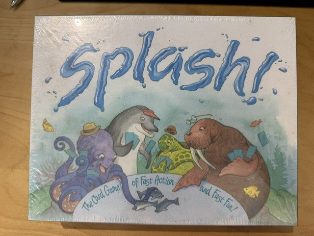 Splash Card Game Great American Puzzle Factory Vintage 1993 Fast Action Family Game