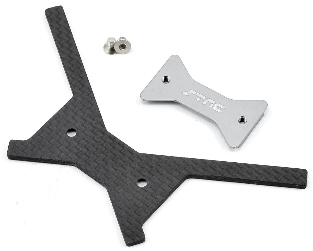 ST Racing STA31102S Aluminum/Graphite Battery Plate, Silver: 1/10 Axial Yeti