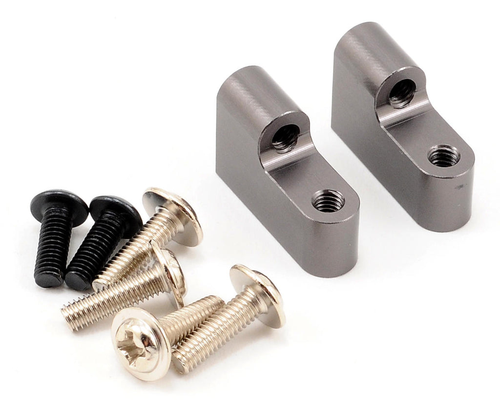 ST Racing STA80072SGM Aluminum Servo Mount Set (2), Gun Metal: Axial Wraith