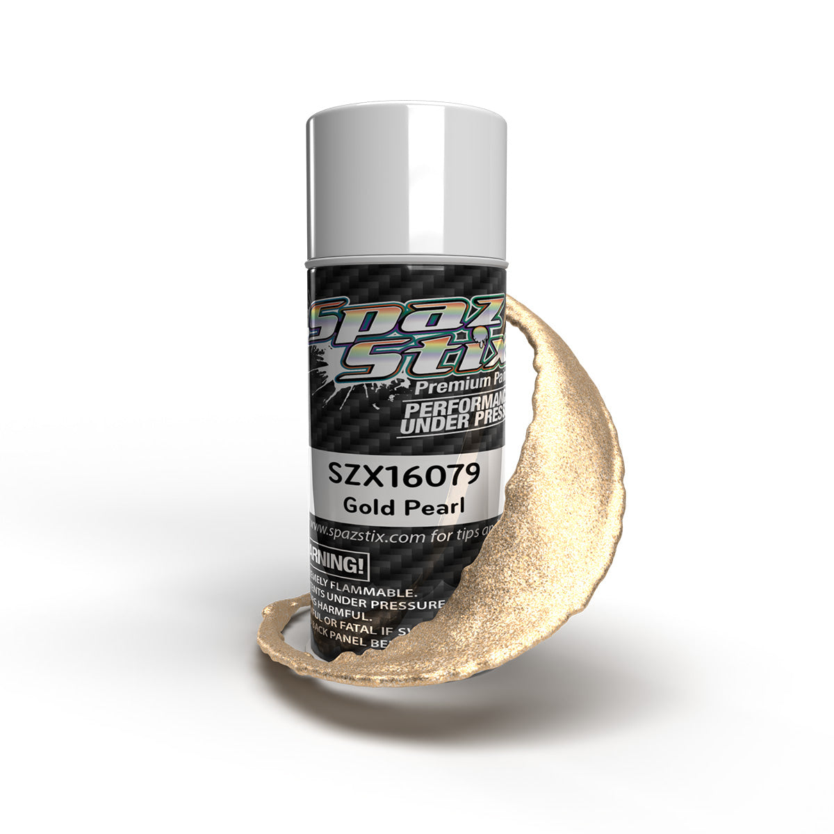 Spaz Stix SZX16079 Gold Pearl Aerosol Paint, 3.5oz Can
