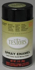 Testors 1642T 3oz Lime Gold Metal Flak Spray Paint
