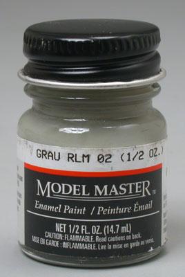 Testors Model Master 2071 Grau RLM 02 Semi-Gloss Enamel Paint 1/2 oz