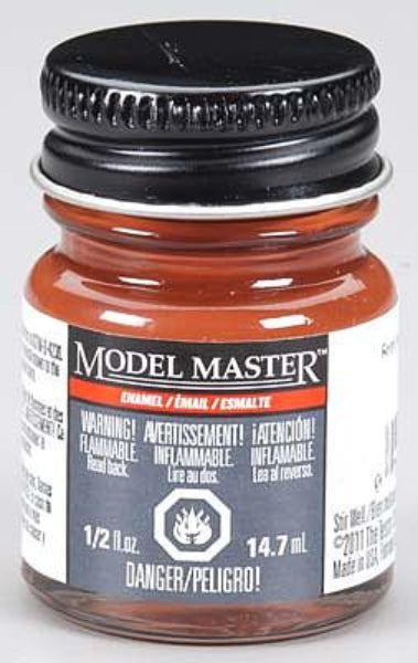 Testors Model Master 2152 Root Braun RAL 8012 Semi-Gloss Enamel 1/2 oz