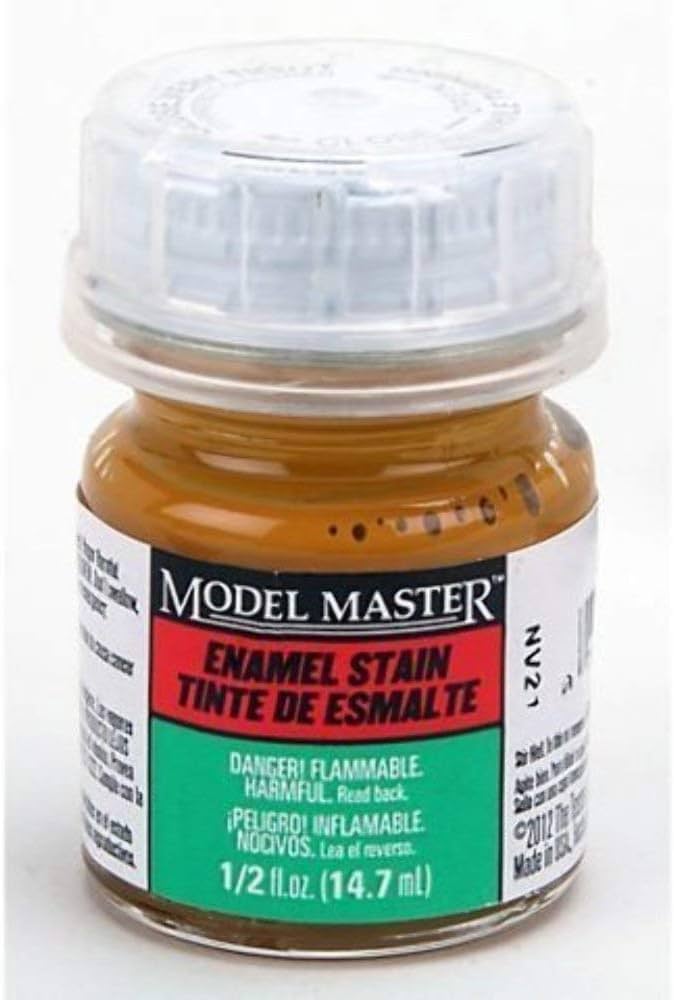 Testors Model Master 2180 Rust #1 Detail Stain Semi-Gloss Enamel 1/2 oz