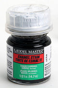Testors Model Master 2182 Oil & Grease Detail Stain Semi-Gloss Enamel 1/2 oz