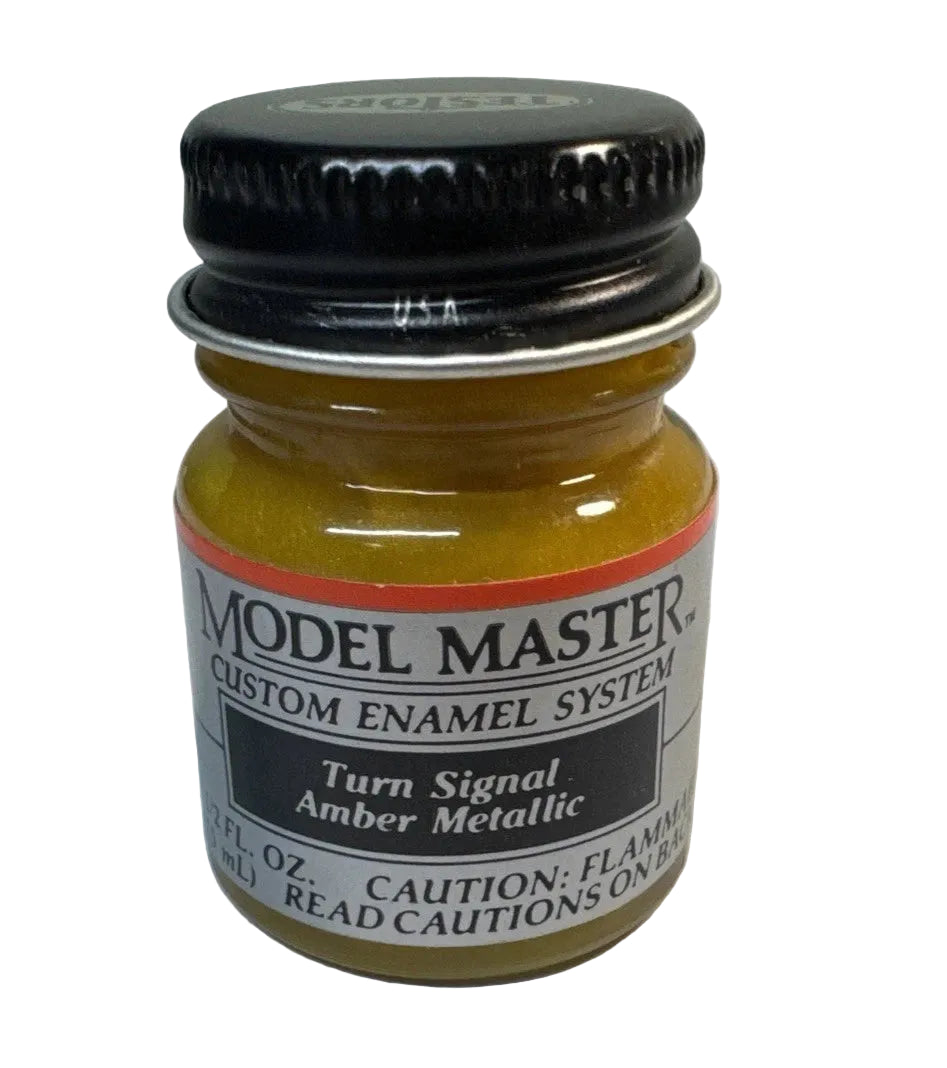 Testors Model Master 2723 Turn Signal Amber Enamel Paint 1/2 oz Automotive