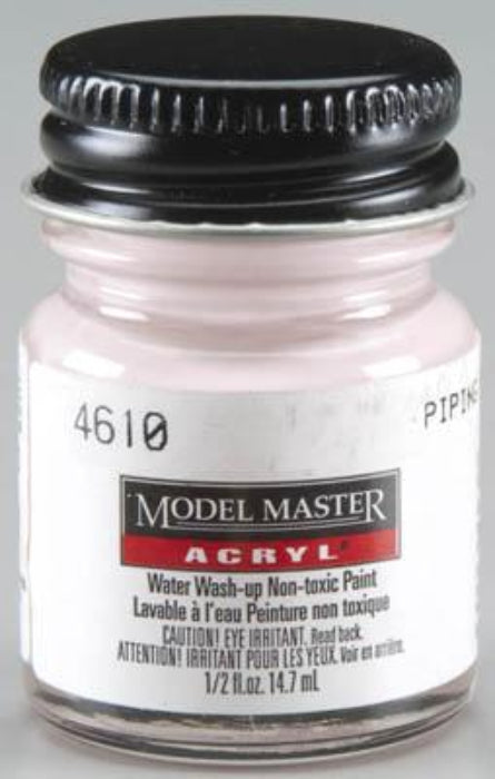 Testors 4610 Model Master Acryl Piping Pink Flat Acrylic Paint 1/2 oz