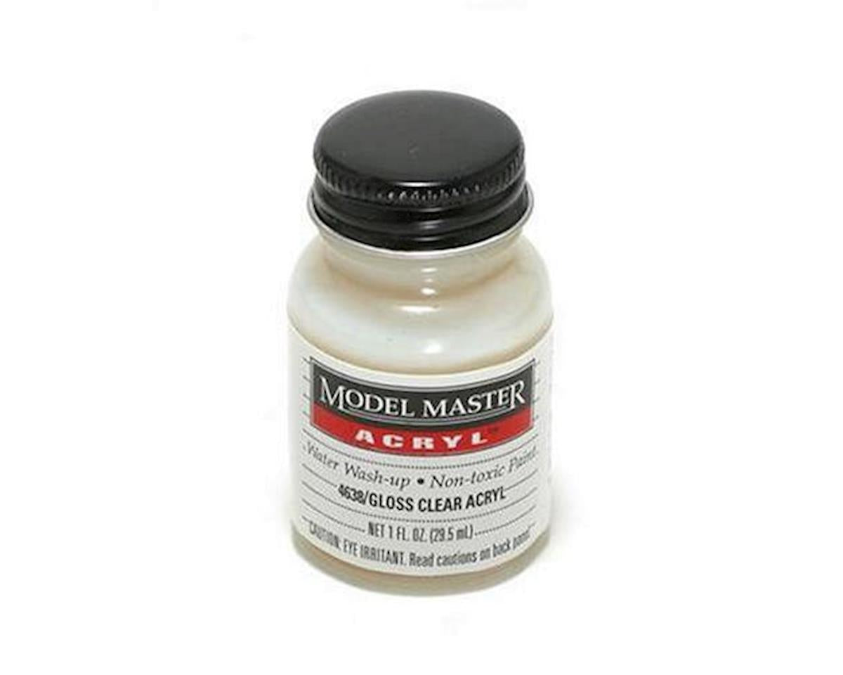 Testors 4638 Model Master Acryl Gloss Clear 1 oz Acrylic Clear Coat