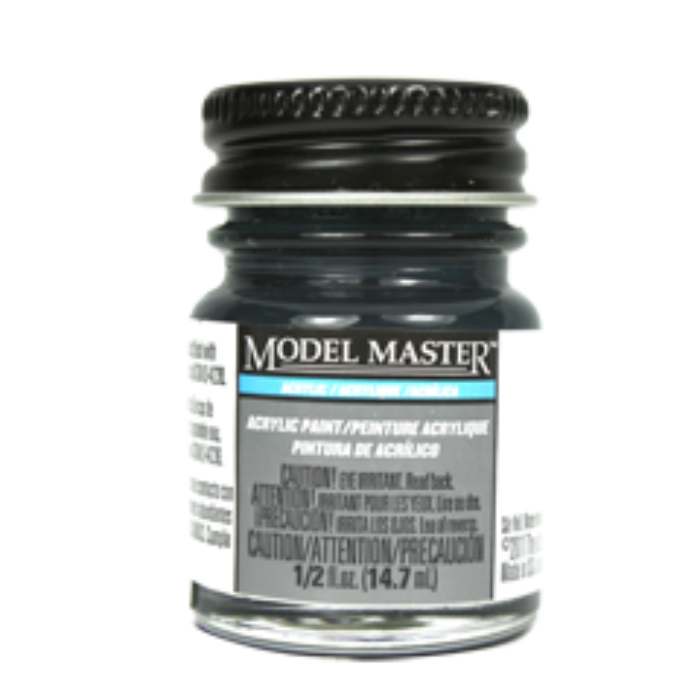Testors 4681 Model Master Acryl Gunmetal Semi-Gloss Acrylic 1/2 oz