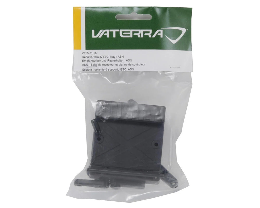 Vaterra VTR231037 Receiver Box & ESC Tray: 1/10 Ascender